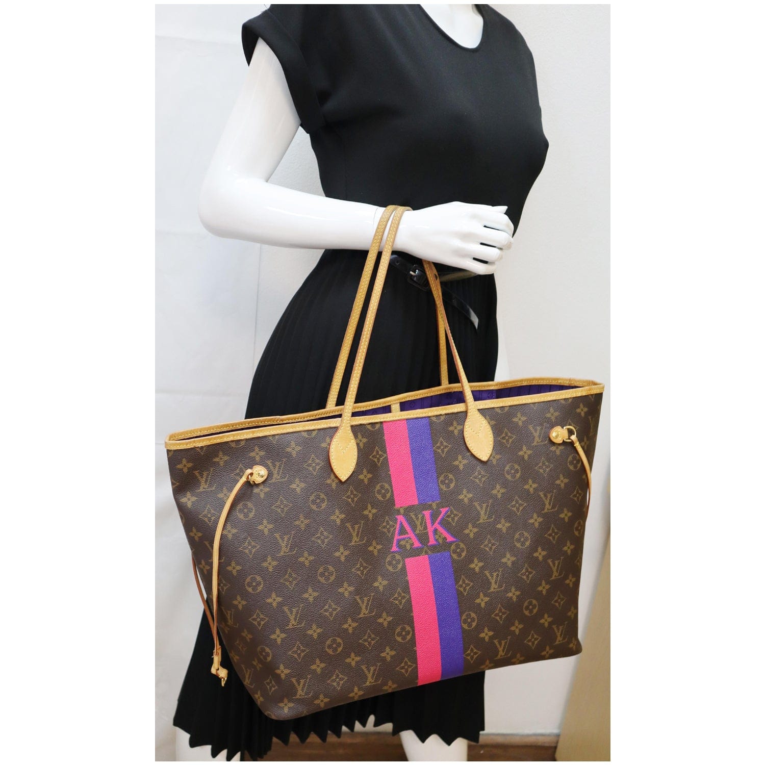 LOUIS VUITTON Neverfull GM My LV Heritage Monogram Canvas Tote Bag Brown