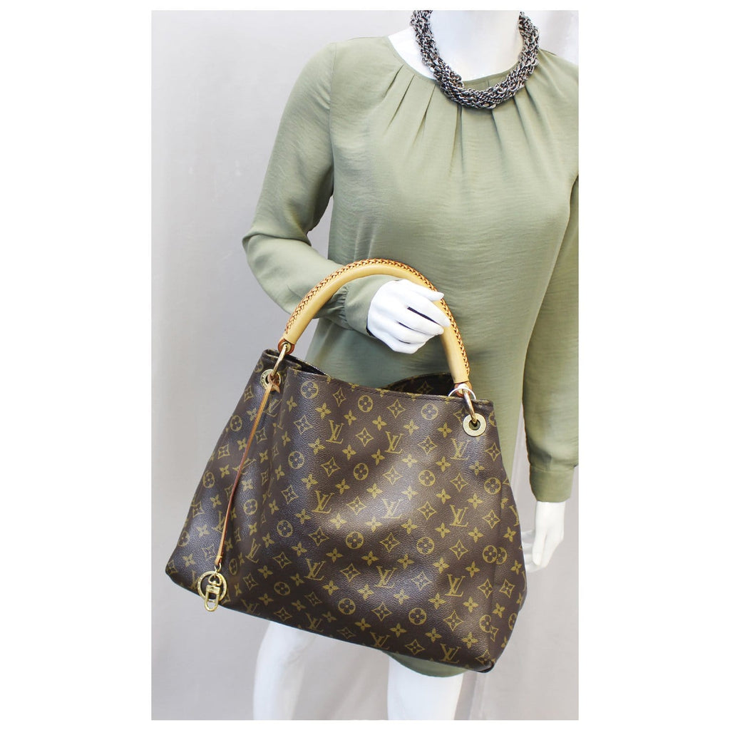 LOUIS VUITTON Artsy MM Monogram Canvas Hobo Shoulder Bag