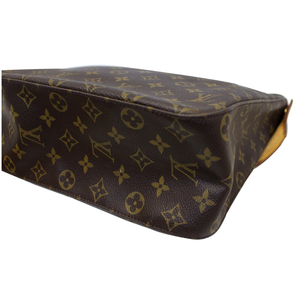 LOUIS VUITTON Monogram Canvas Looping GM Brown Shoulder Bag
