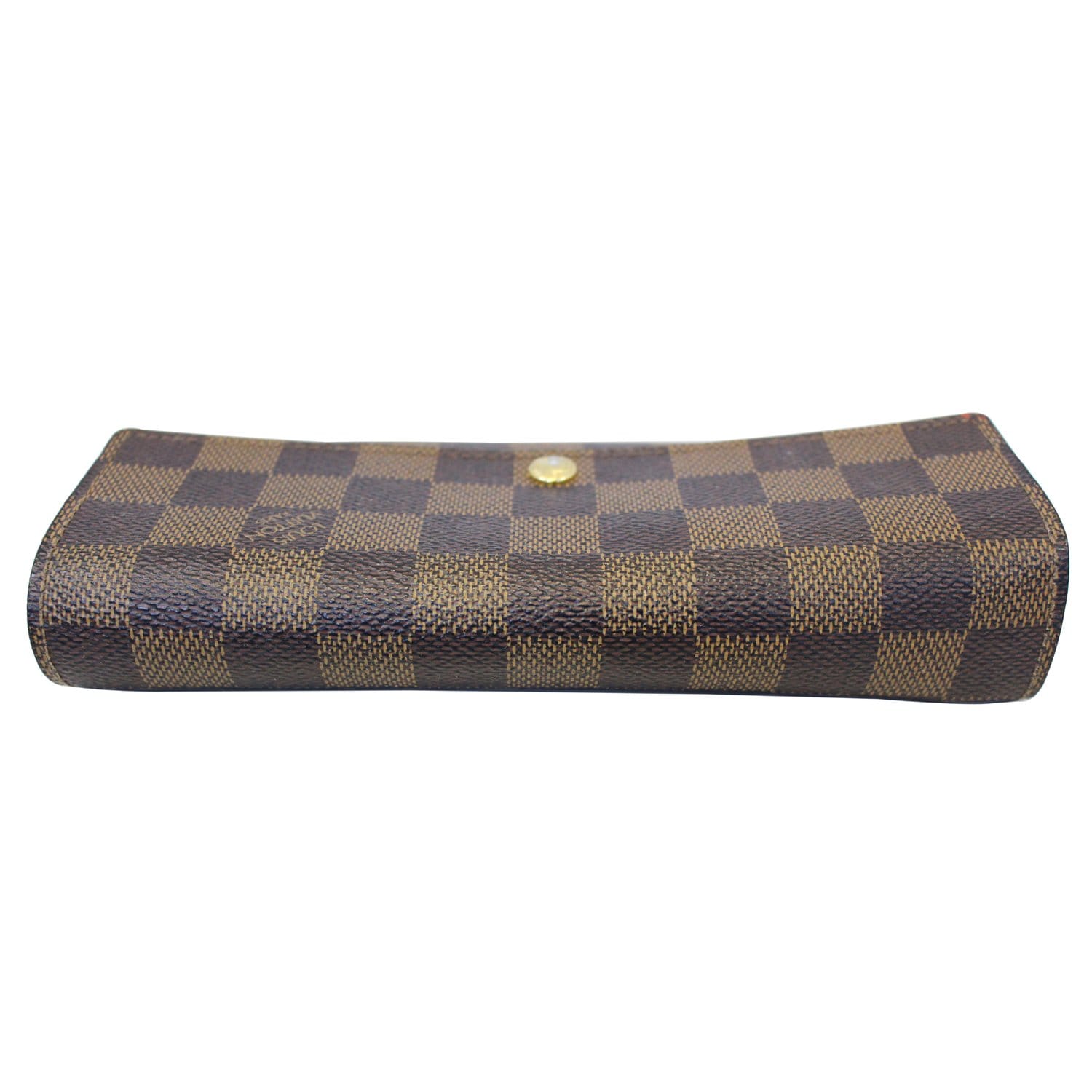 LOUIS VUITTON Damier Ebene Brown Sarah Wallet