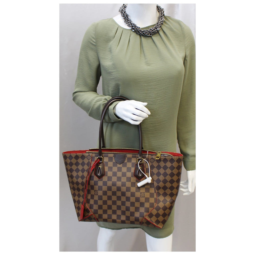 LOUIS VUITTON Caissa MM Damier Ebene Tote Bag - 25% OFF