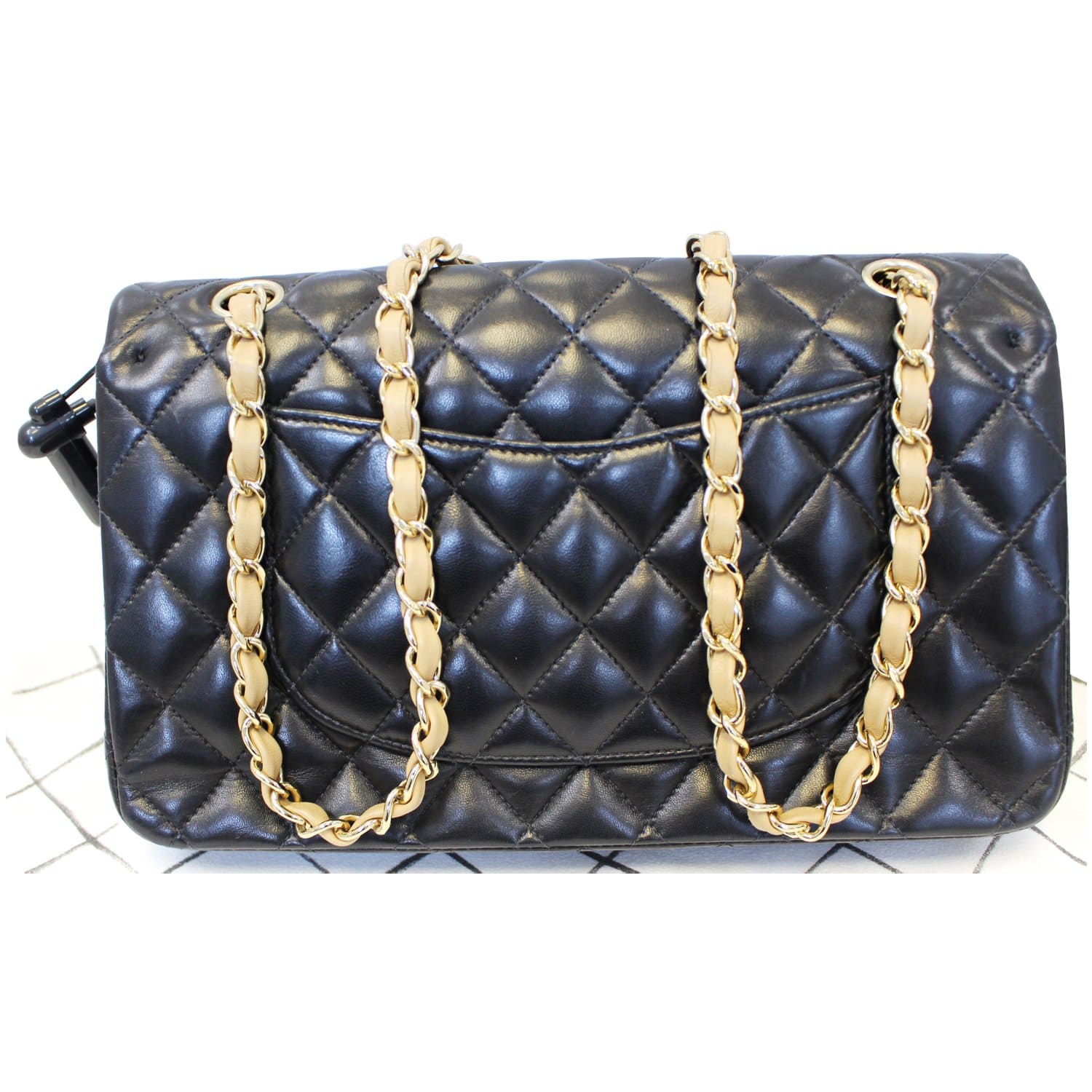 Chanel Classic Jumbo Quilted  Leather Double Flap Shoulder Bag