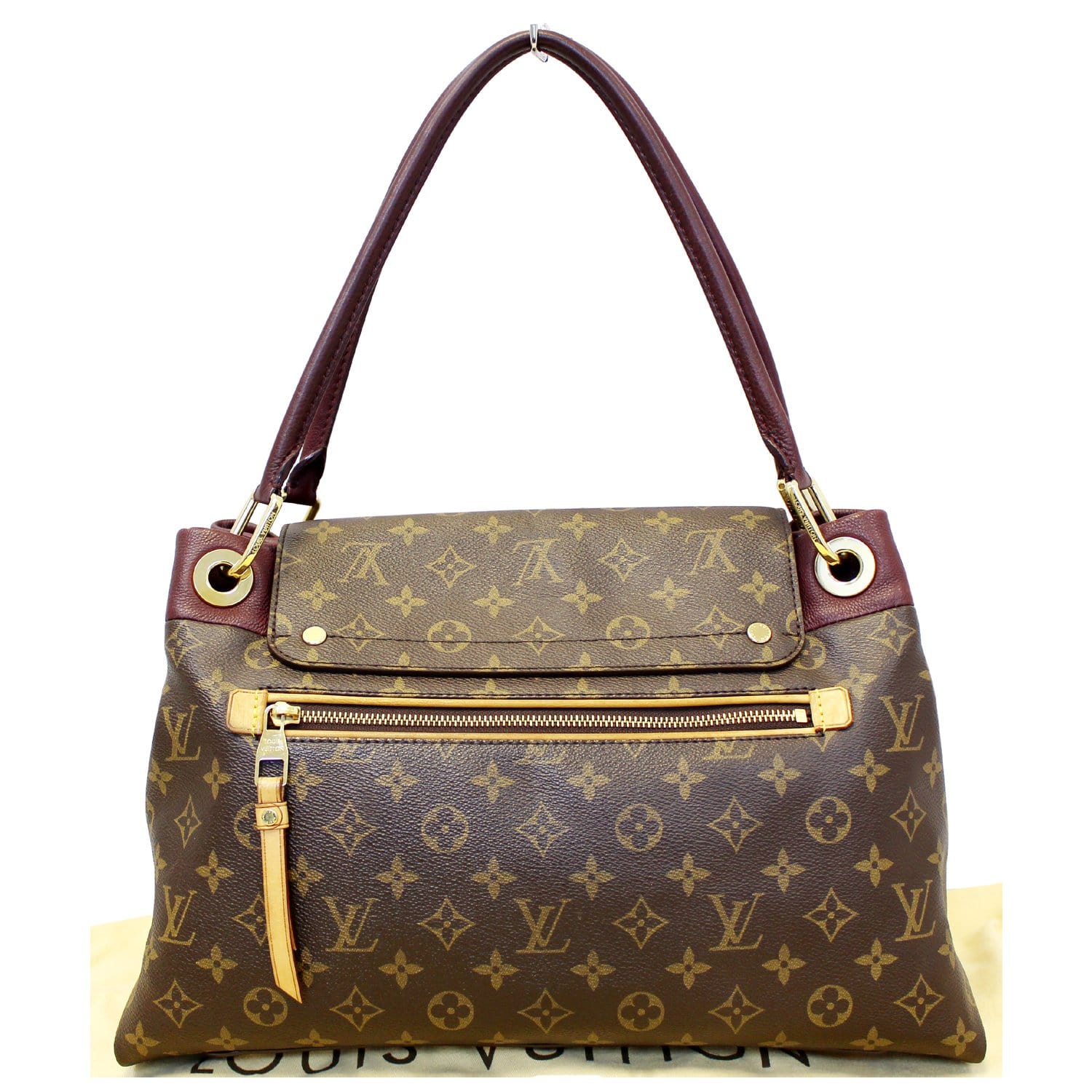 LOUIS VUITTON Olympe Monogram Canvas Satchel Shoulder Bag