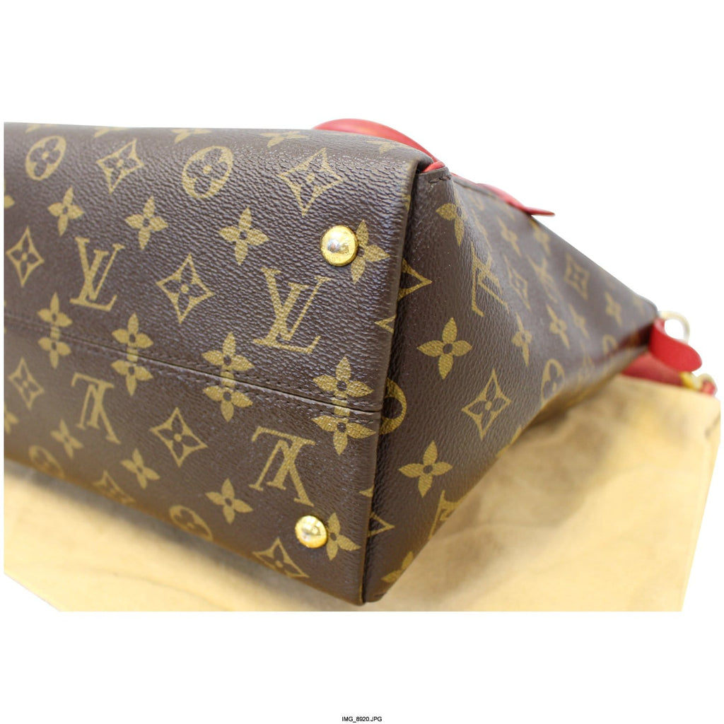 LOUIS VUITTON Tournelle PM Monogram Canvas Shoulder Handbag Cerise - 25% OFF