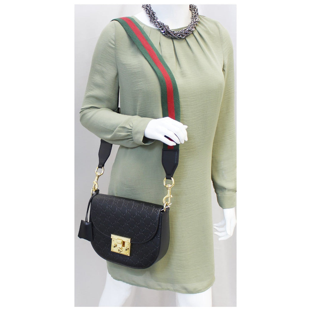 GUCCI Padlock Gucci Guccissima Signature Leather Shoulder Bag 453189