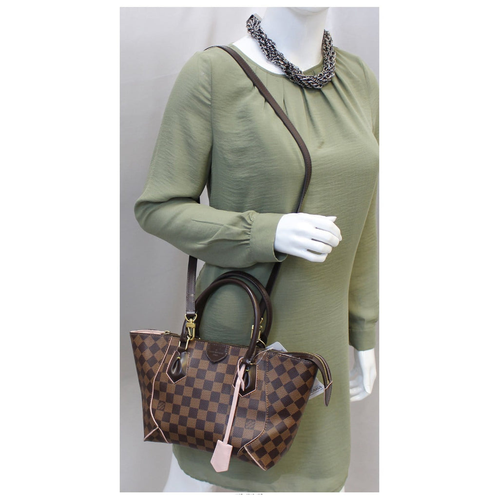 LOUIS VUITTON Caissa PM Damier Ebene Tote Shoulder Bag