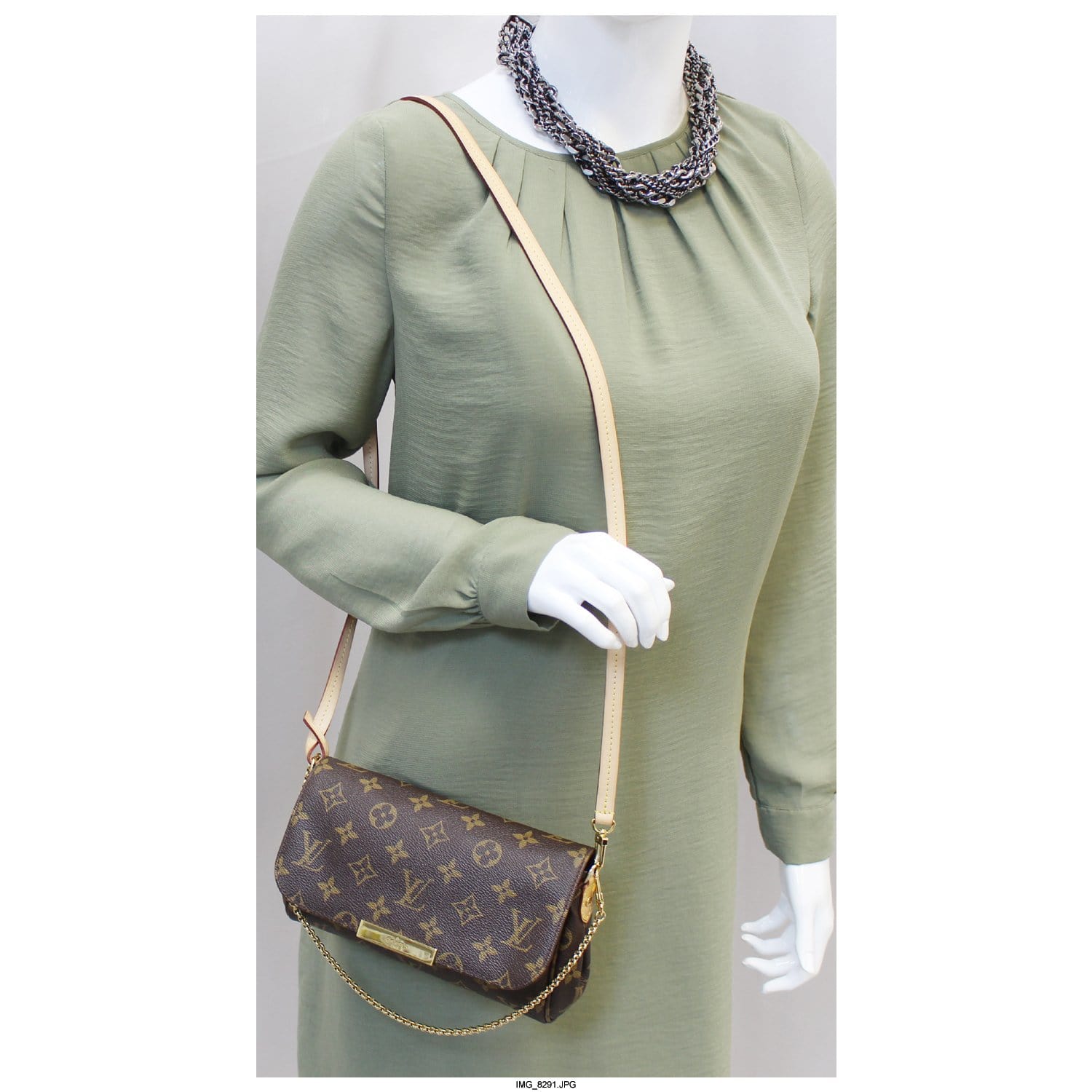 LOUIS VUITTON Favorite PM Monogram Canvas Crossbody Bag