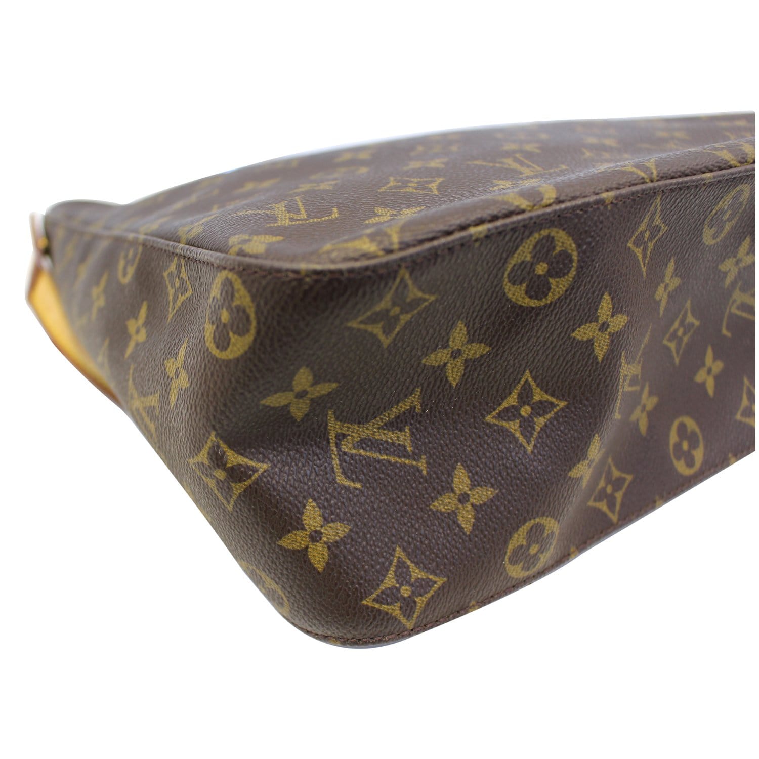 LOUIS VUITTON Monogram Canvas Looping GM Brown Shoulder Bag