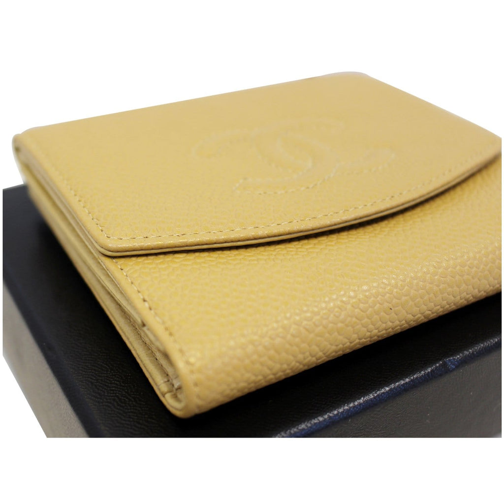 Chanel Caviar Leather Leather Bifold Wallet