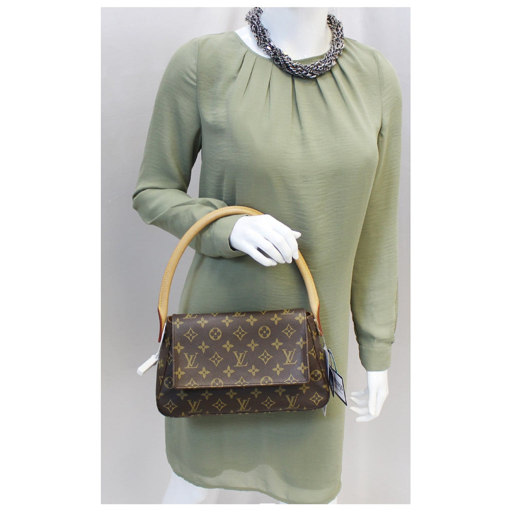 LOUIS VUITTON Looping PM Monogram Canvas Satchel Bag