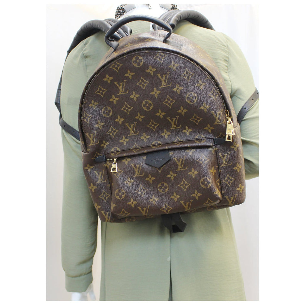 LOUIS VUITTON Palm Springs MM Monogram Canvas Backpack Bag