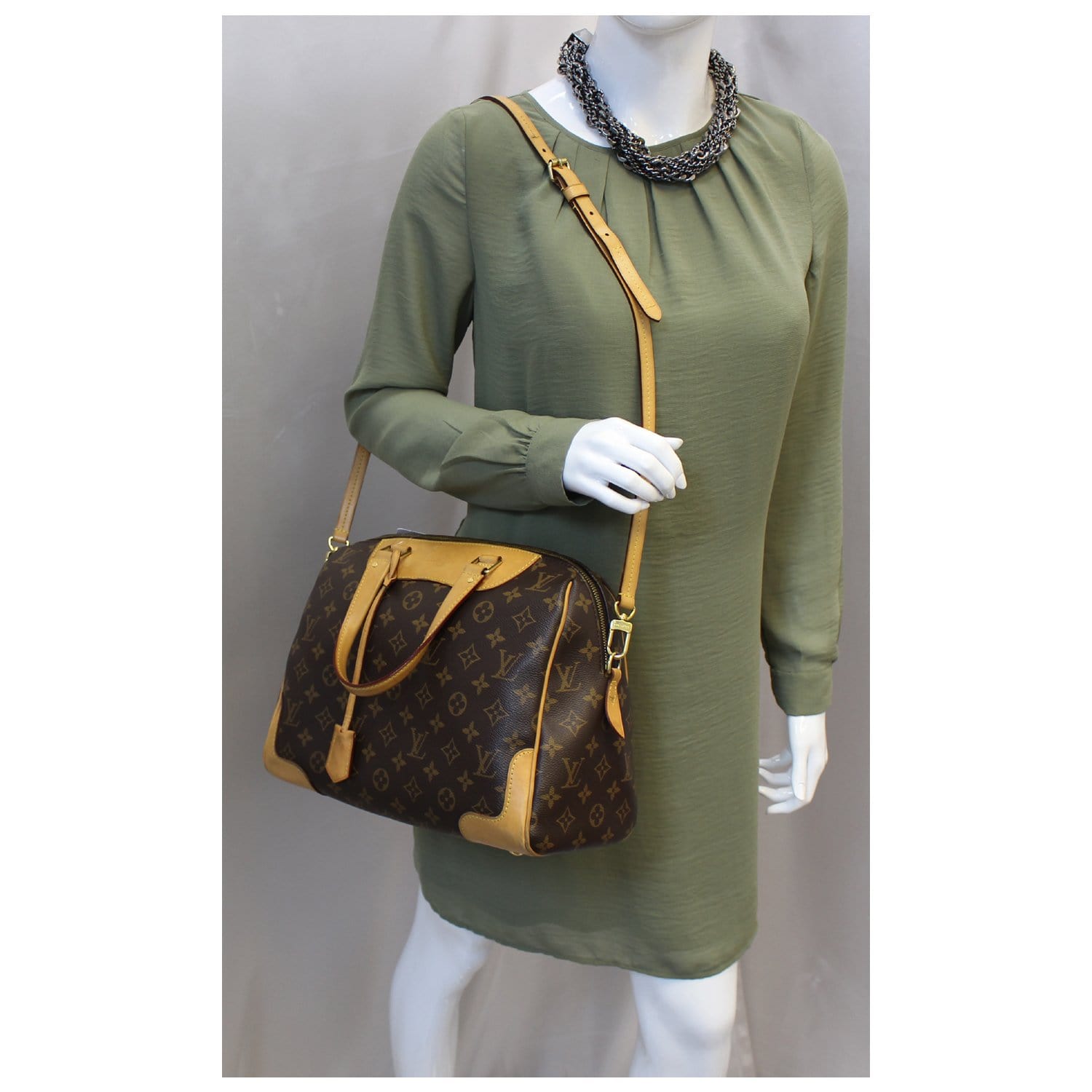 LOUIS VUITTON Retiro NM Monogram Canvas 2Way Shoulder Bag
