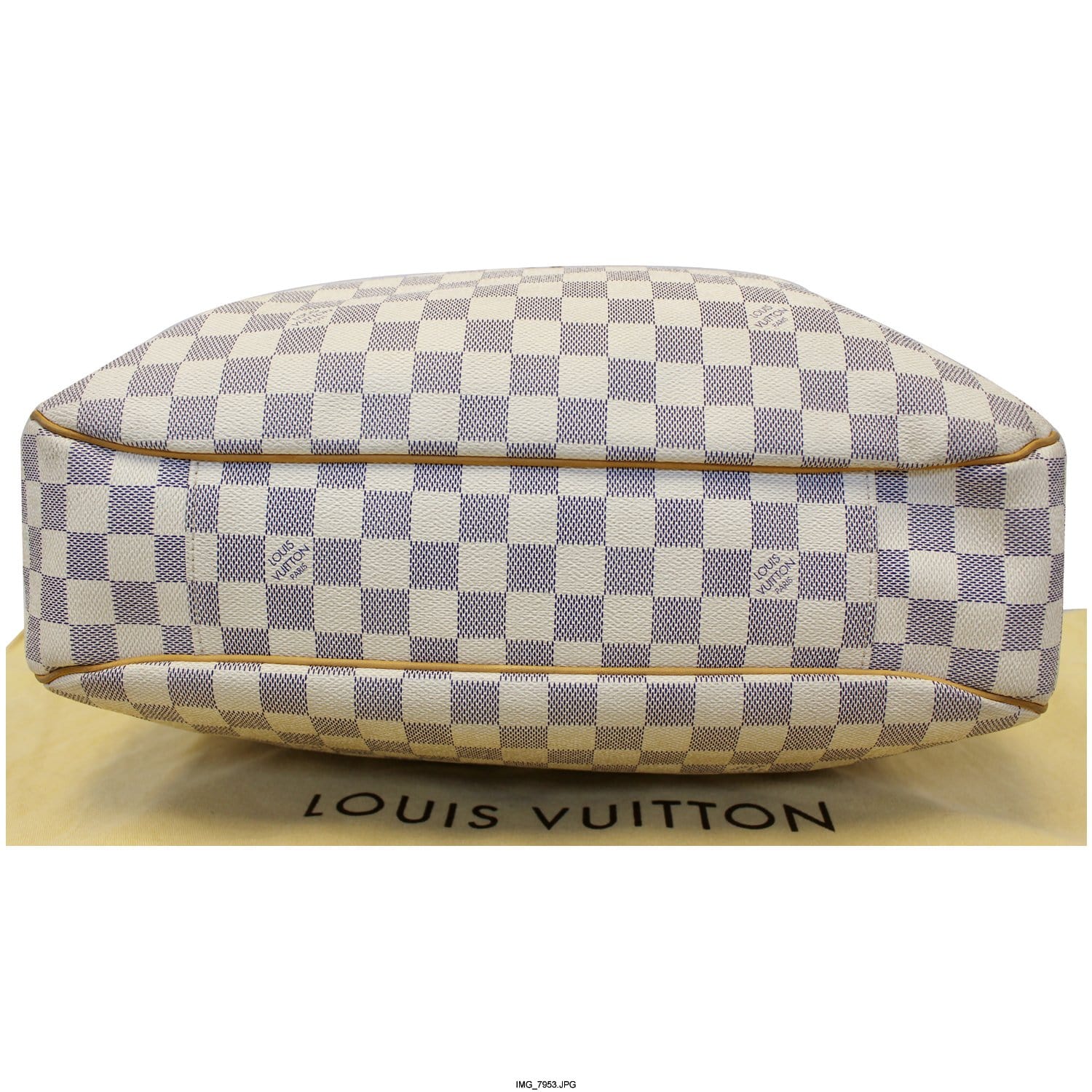 LOUIS VUITTON Evora MM Damier Azur Tote Shoulder Bag