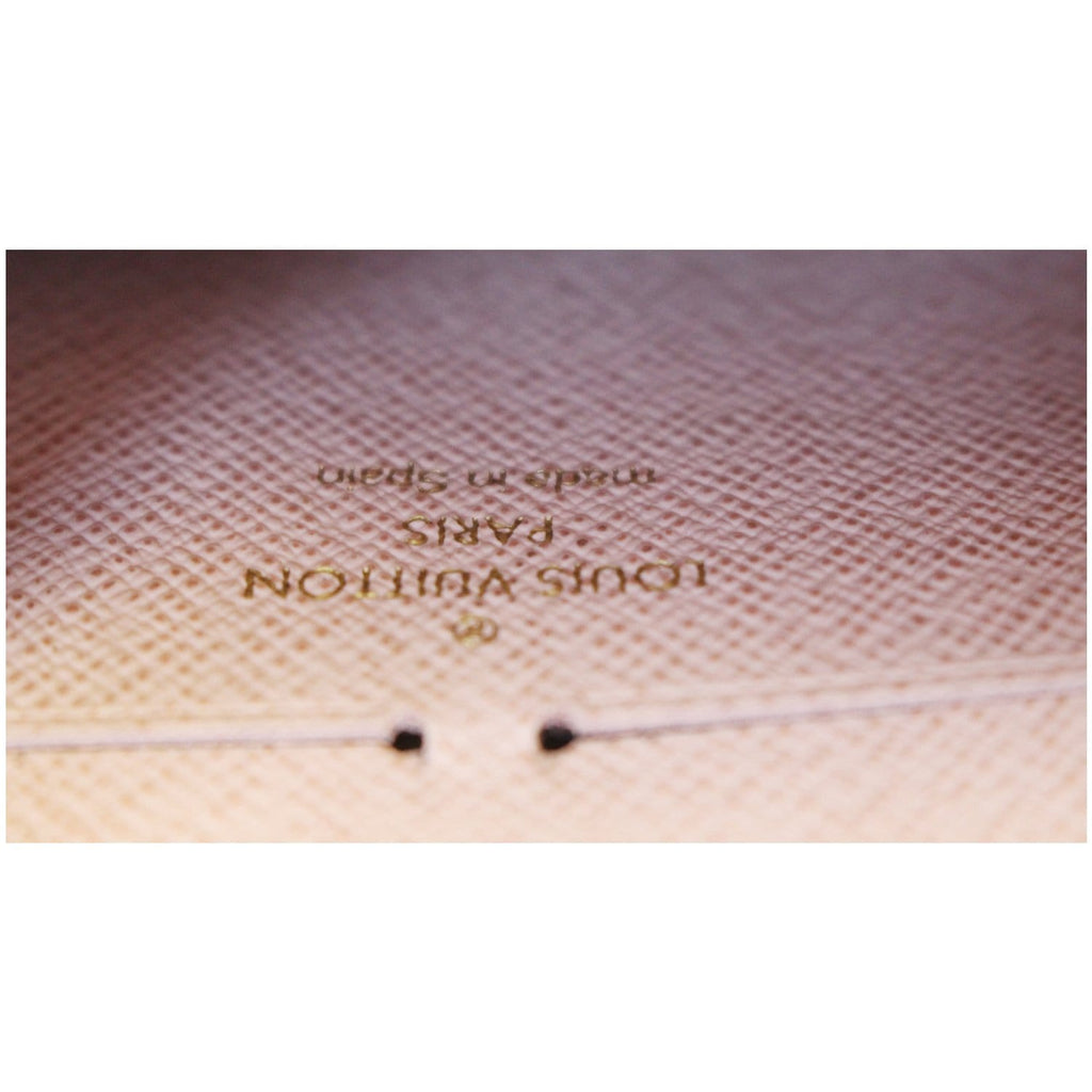 LOUIS VUITTON Jeanne Monogram Canvas Wallet Rose Ballerine