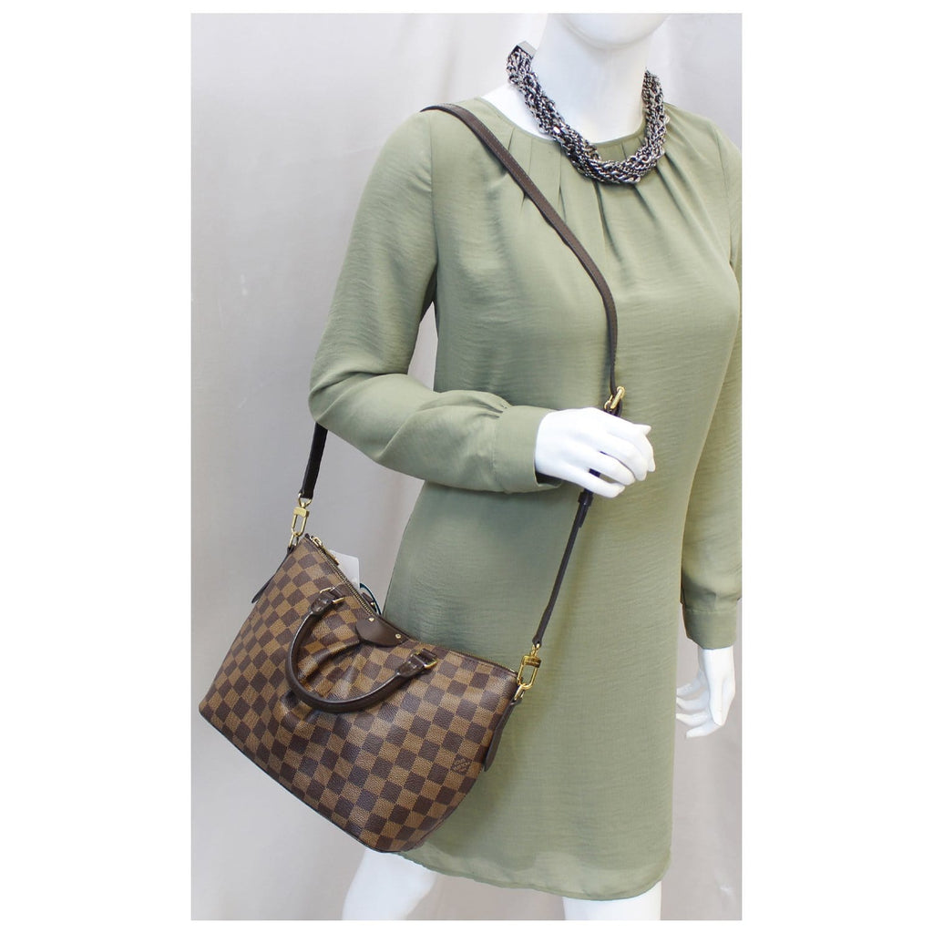 LOUIS VUITTON Siena PM Damier Ebene Shoulder Handbag