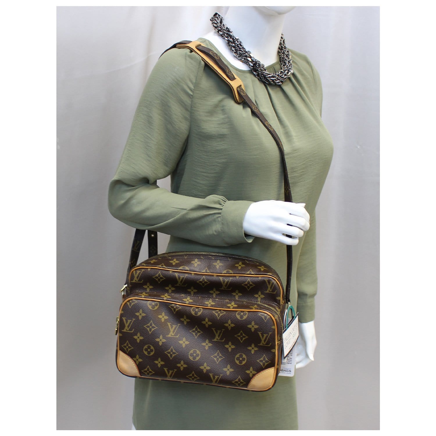 Louis Vuitton Nile Monogram Canvas Shoulder Crossbody Bag