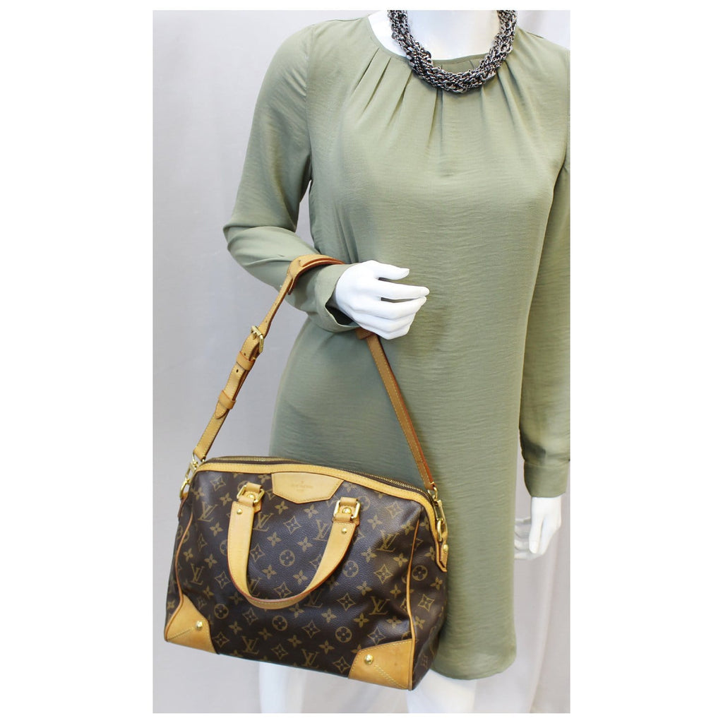 LOUIS VUITTON Monogram Canvas Retiro PM Brown Shoulder Bag