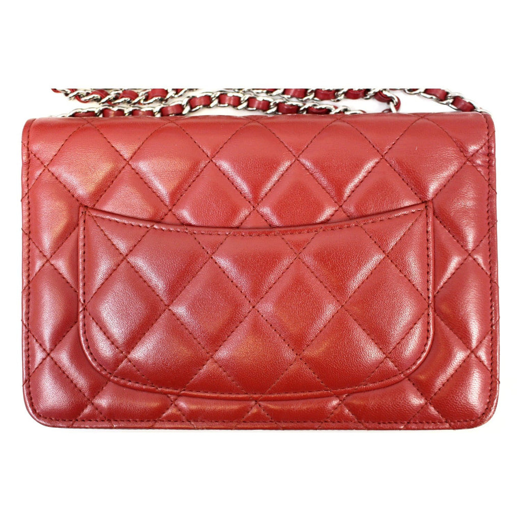 Chanel Wallet on Chain Quilted Leather Shoulder Crossbody Bag