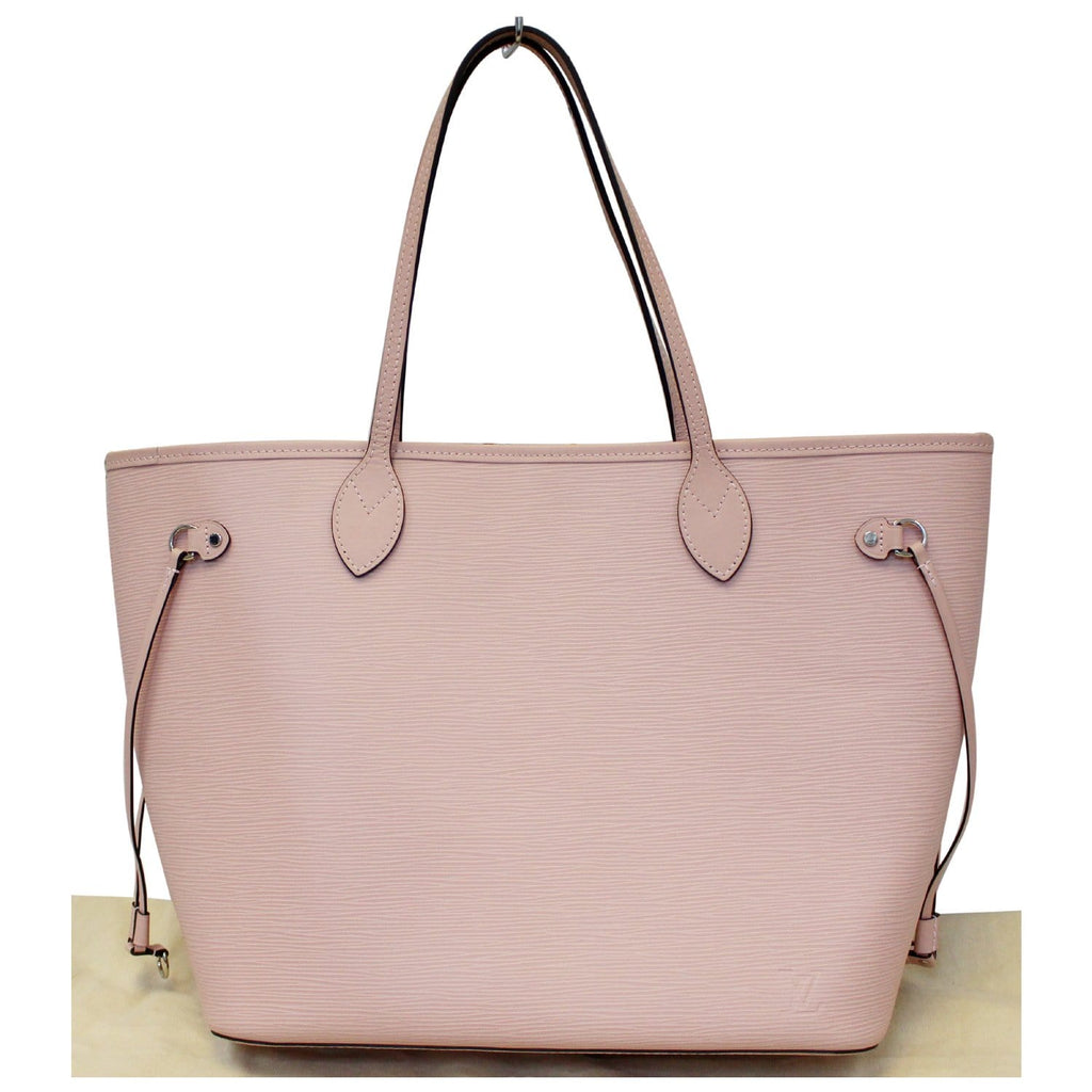 LOUIS VUITTON Neverfull MM Epi Leather Tote Shoulder Bag Pink