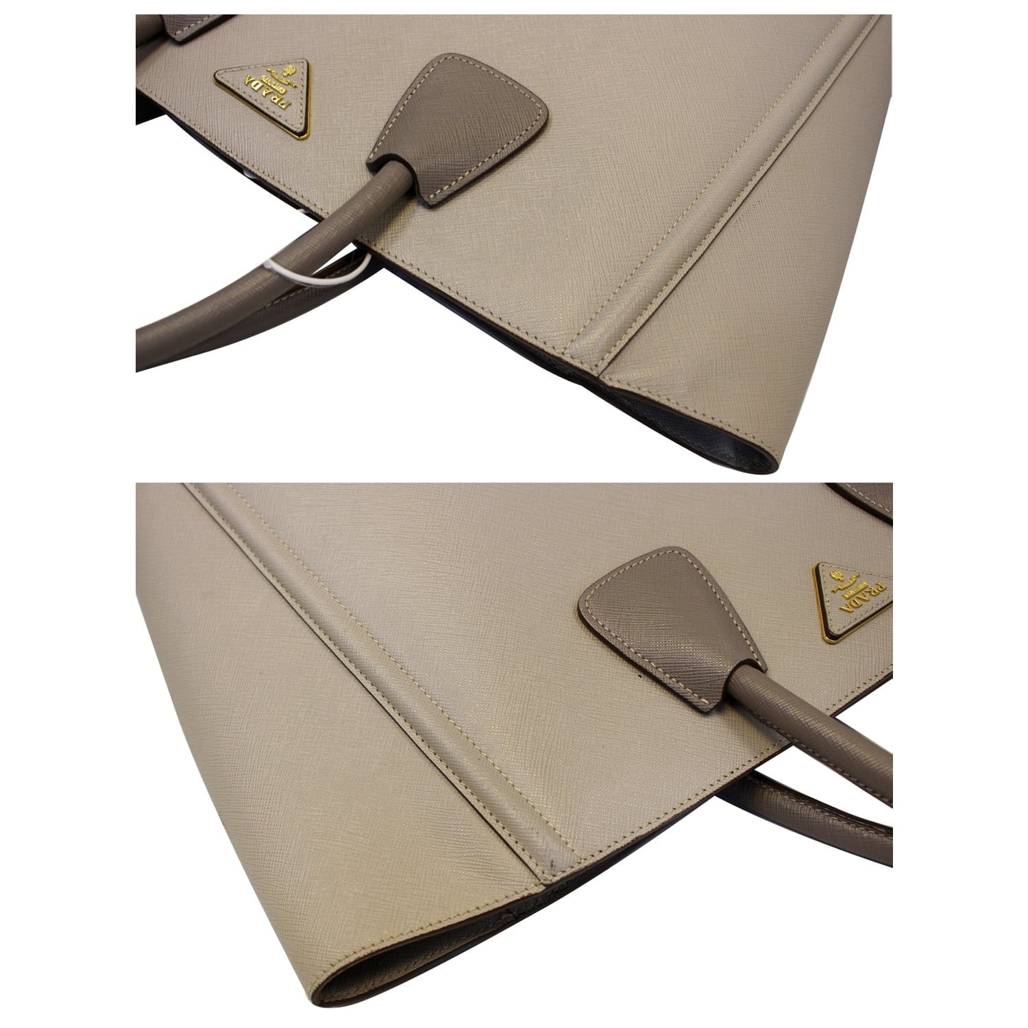 PRADA Saffiano Lux Bicolor Tote Bag