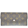 LOUIS VUITTON Emilie Monogram Canvas Wallet Rose Ballerine