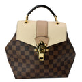 LOUIS VUITTON Clapton Damier Ebene Backpack Bag Creme Beige