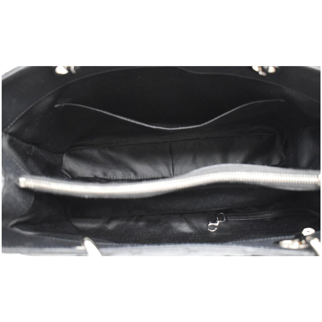 Chanel Grand Shopping GST Caviar Leather Tote Bag Black