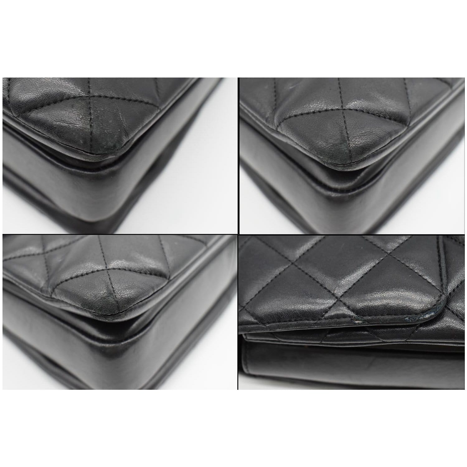 Chanel Trendy CC Large Flap Quilted  Leather Shoulder Bag Black