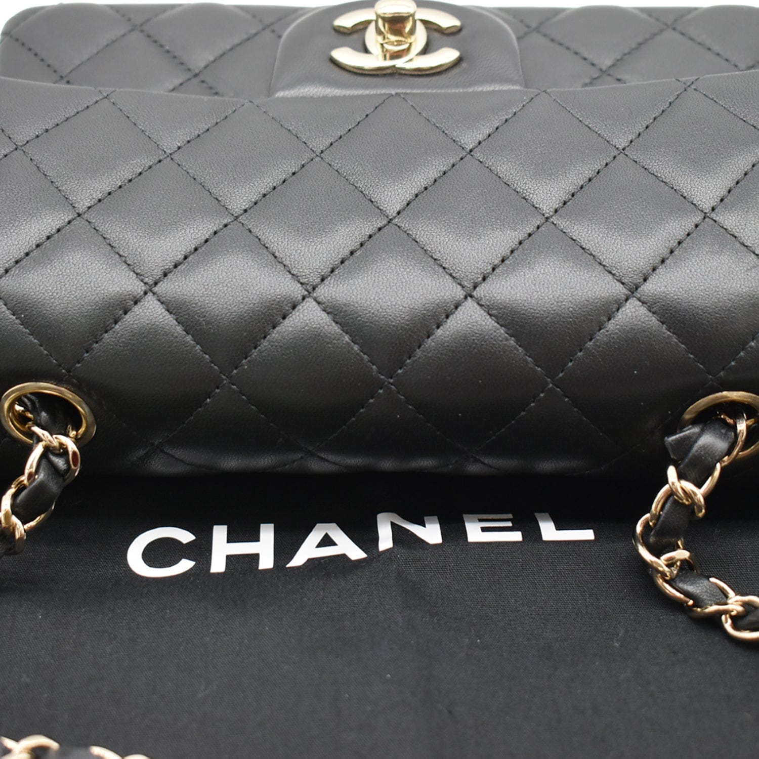 Chanel Mini Rectangular Flap Quilted  Leather Shoulder Bag Black- Hot Deals