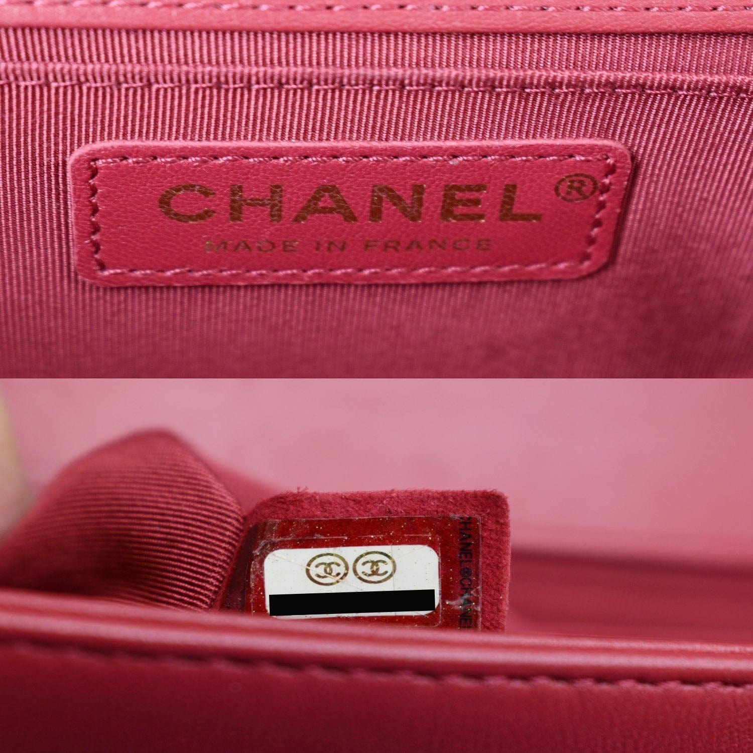 Chanel Le Boy Small  Leather Shoulder Bag Red