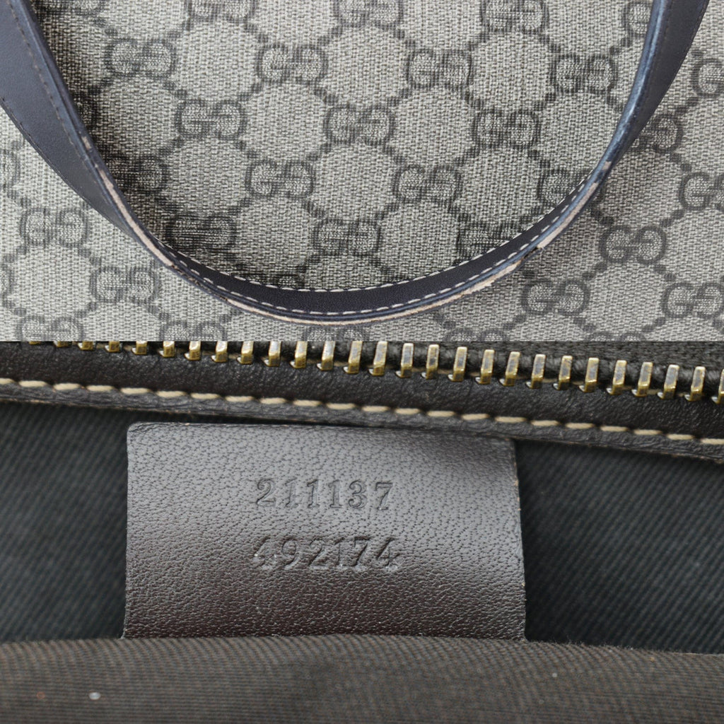 GUCCI Gucci Supreme Canvas Tote Bag Beige 211137