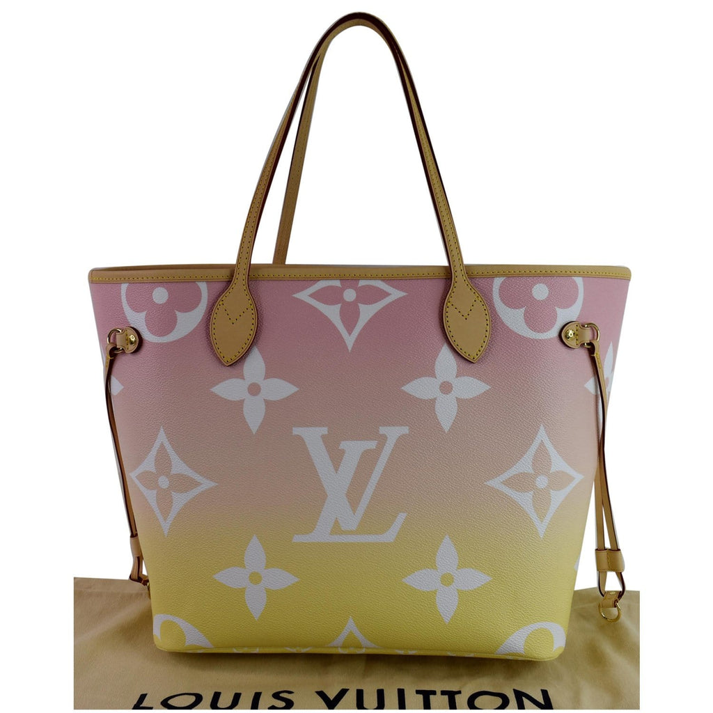 LOUIS VUITTON Neverfull MM Pool Monogram Giant Tote Shoulder Bag Light Pink - Hot Deals