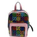 GUCCI Psychedelic Gucci Supreme Monogram Canvas Backpack Bag Multicolor 601296