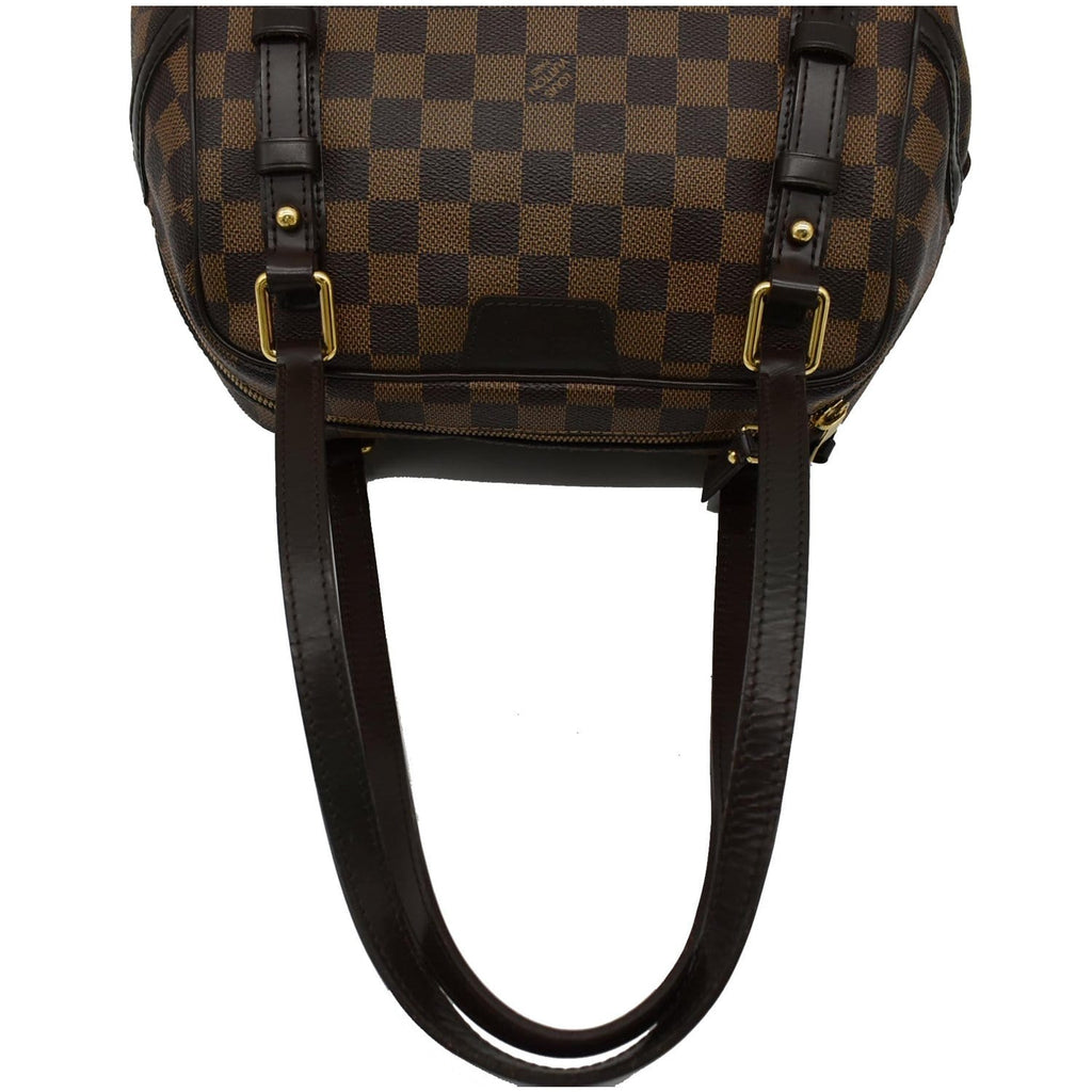 LOUIS VUITTON Rivington PM Damier Ebene Shoulder Bag Brown - Hot Deals