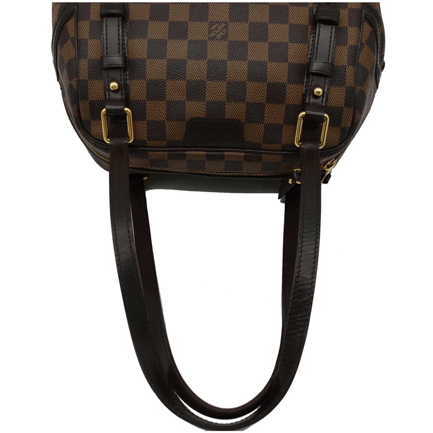 LOUIS VUITTON Rivington PM Damier Ebene Shoulder Bag Brown - Hot Deals