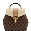 LOUIS VUITTON Clapton Damier Ebene Backpack Bag Creme Beige