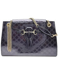 GUCCI Emily Large Guccissima New 1:1 Rep Leather Shoulder Bag Dark Violet 295403