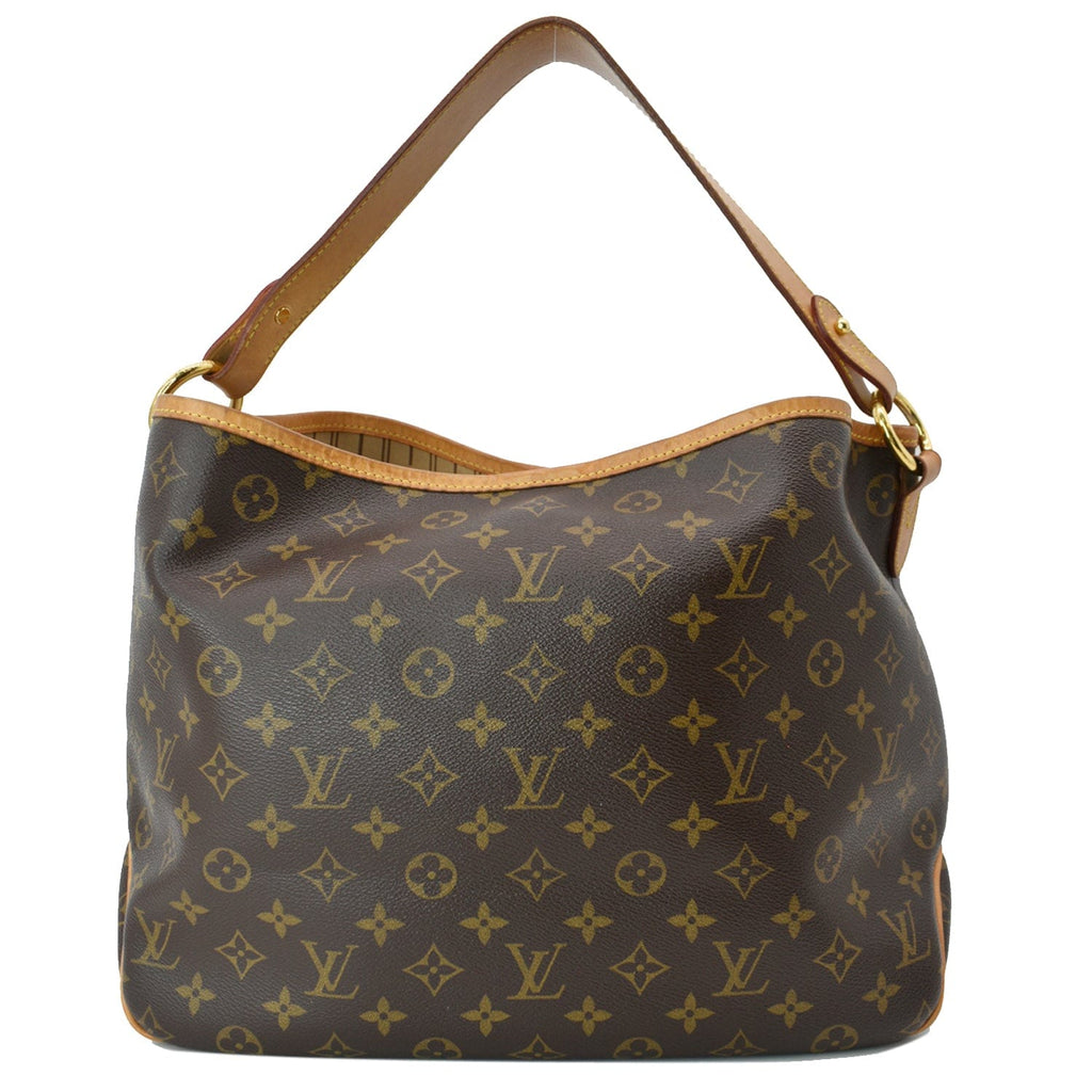 LOUIS VUITTON Delightful PM Monogram Canvas Shoulder Bag Brown