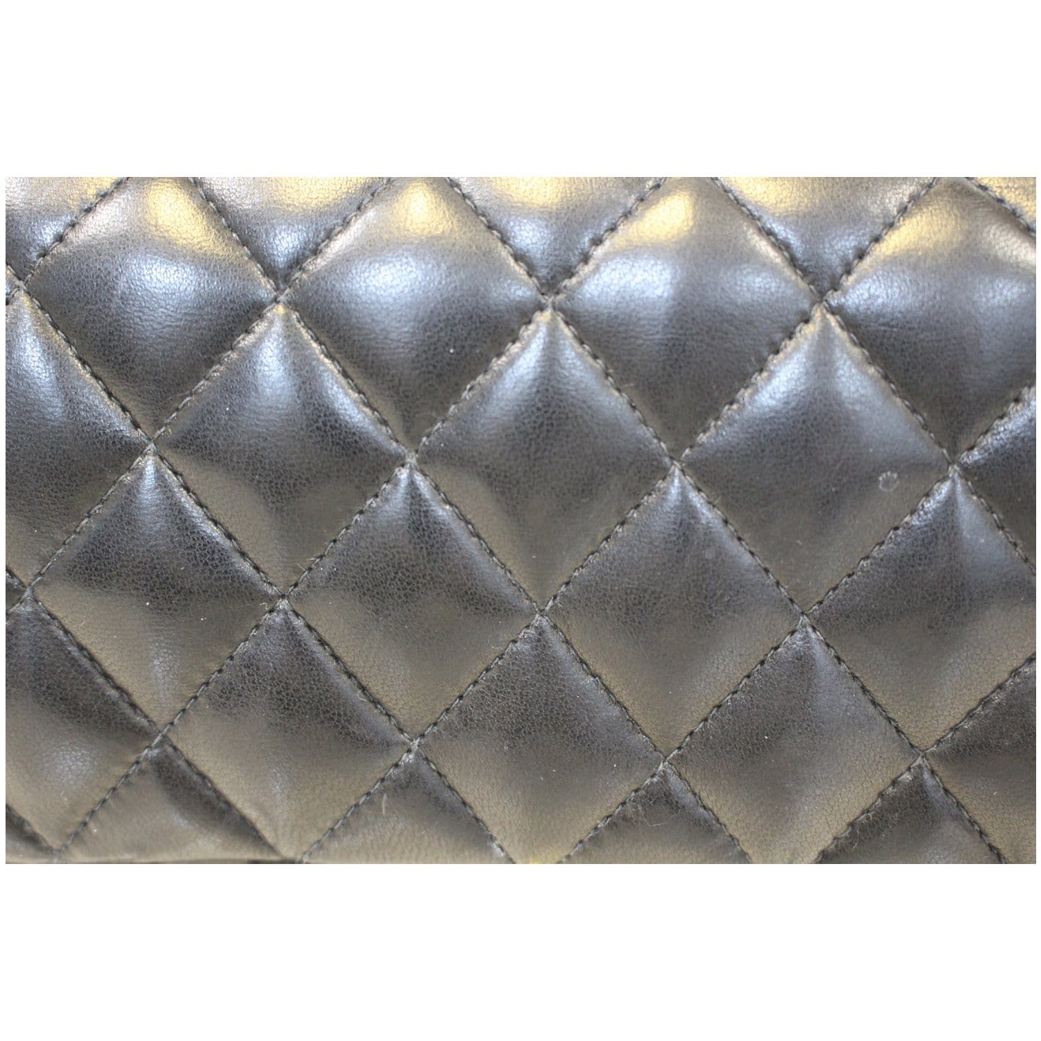 Chanel Classic Jumbo Quilted  Leather Double Flap Shoulder Bag