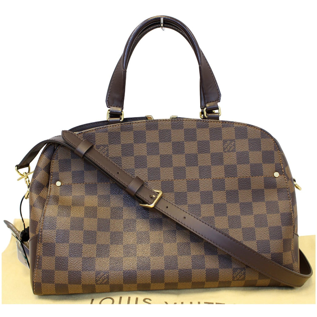 LOUIS VUITTON Kensington Bowling Damier Ebene Shoulder Handbag