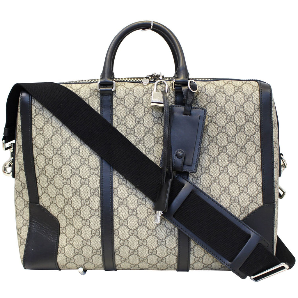 GUCCI Eden Gucci Supreme Coated Canvas Briefcase Bag 406384