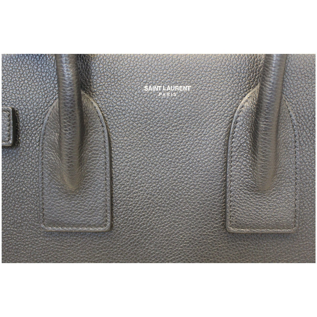 YVES SAINT LAURENT Sac de Jour Small Grained Leather Satchel Bag