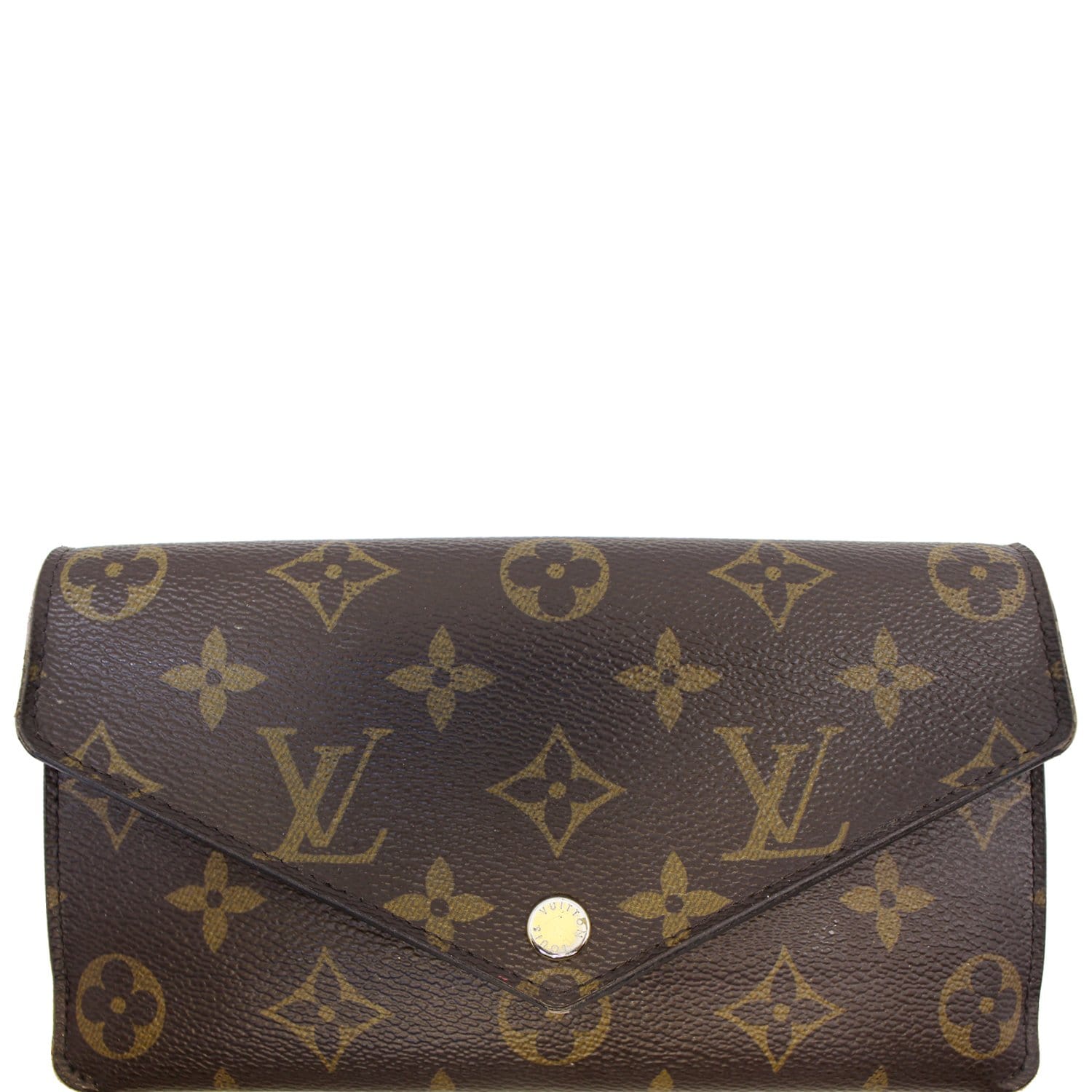 LOUIS VUITTON Jeanne Monogram Canvas Wallet Rose Ballerine