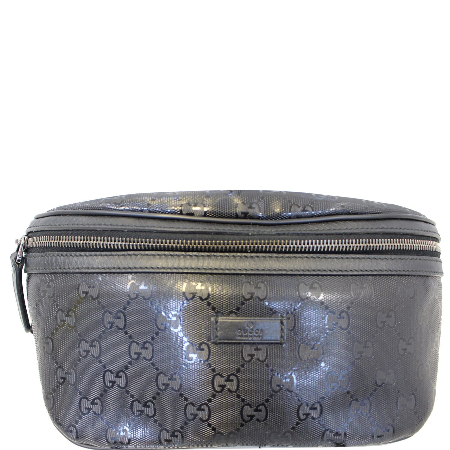GUCCI Gucci Imprime Monogram Waist Bum Bag Black 233269