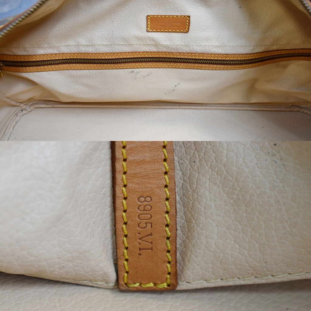 LOUIS VUITTON  Sac Sport Monogram Canvas Boston Travel Bag Brown