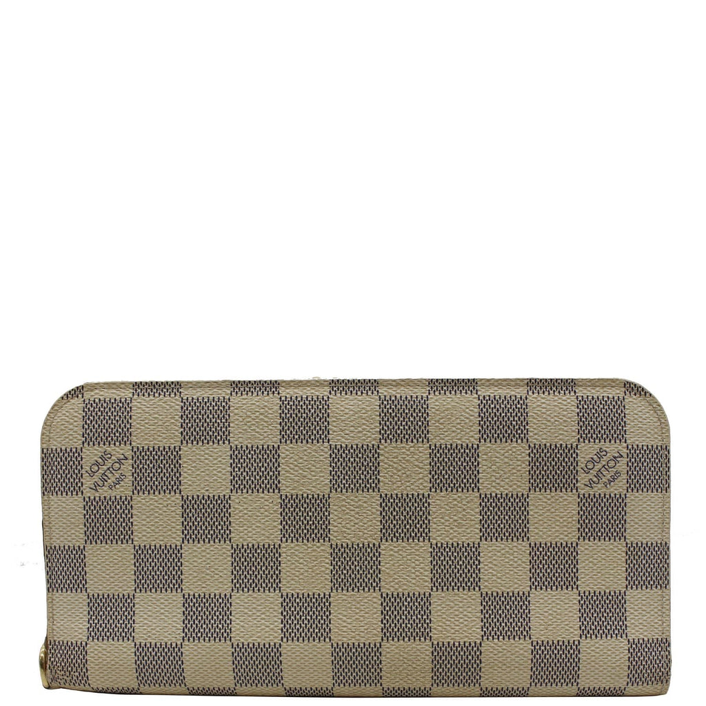 LOUIS VUITTON Insolite Damier Azur Wallet White