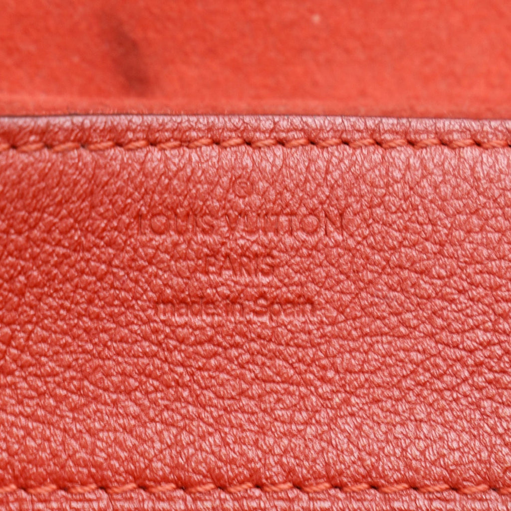 LOUIS VUITTON Pallas Chain Monogram Canvas Crossbody Bag Brown
