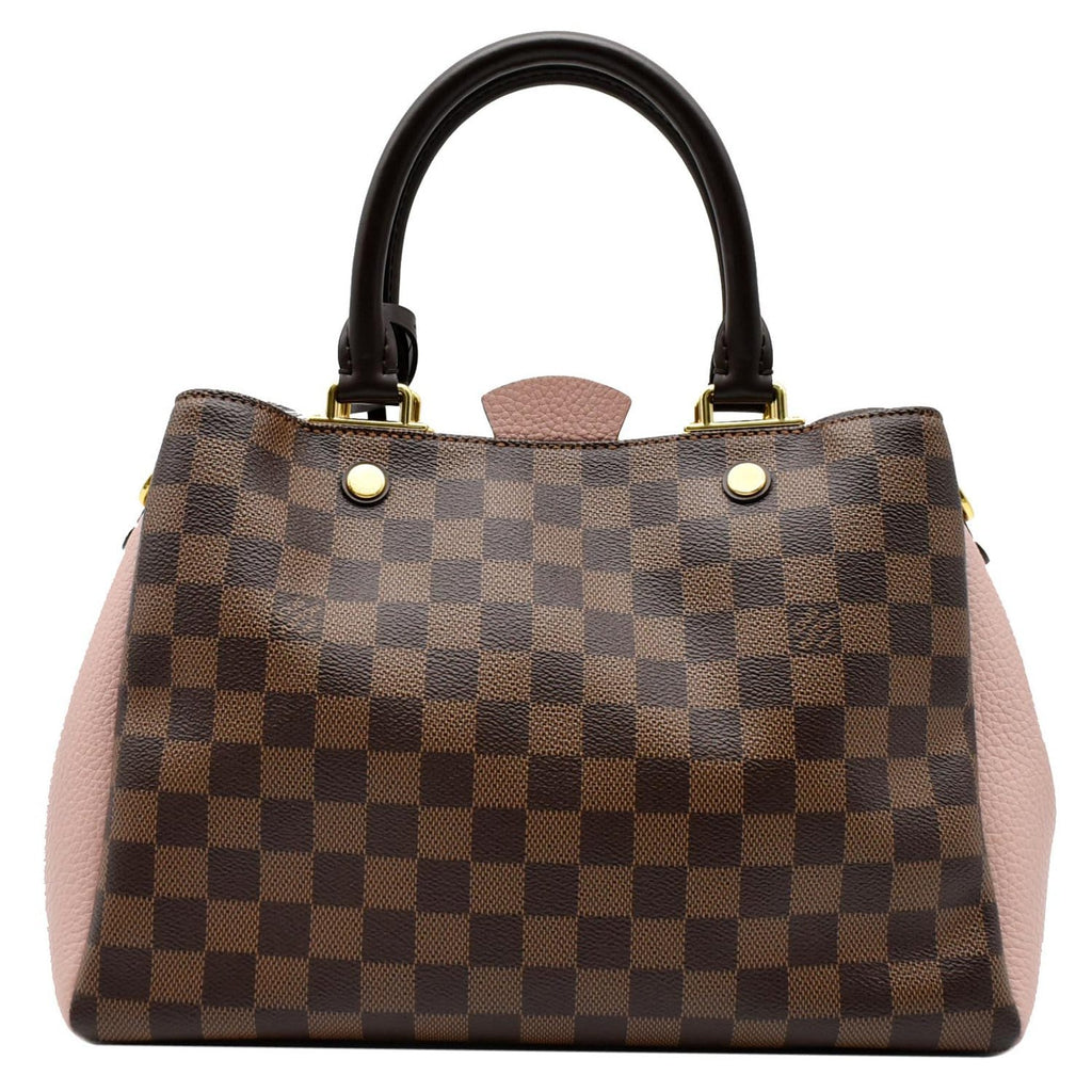 LOUIS VUITTON Brittany Damier Ebene Shoulder Bag Brown