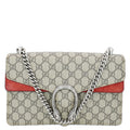 GUCCI Dionysus Small Gucci Supreme Canvas Shoulder Bag Beige 400249