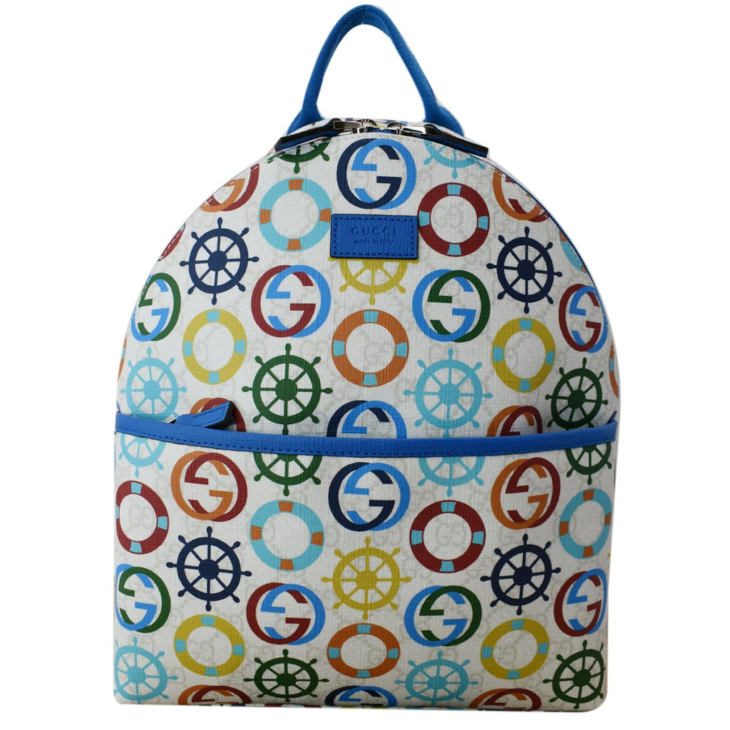 GUCCI Children's Printed Gucci Coated Canvas Backpack Multicolor 271327